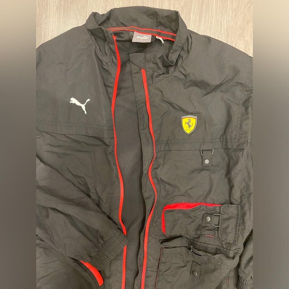 Puma Ferrari Performance Driving Jacket Racing Lo… - image 2